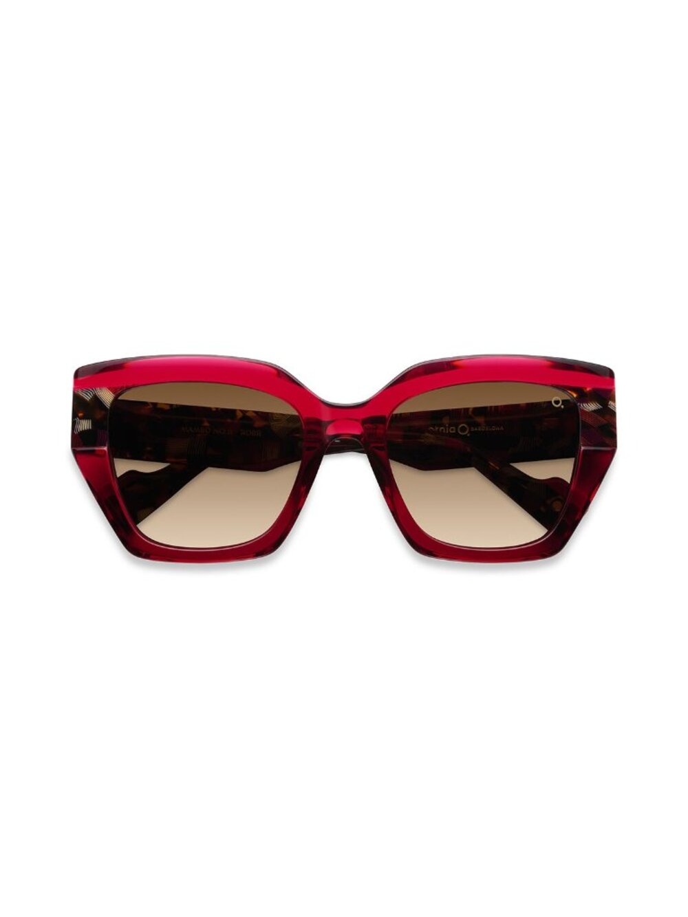 New Etnia Barcelona Women's Sunglasses Red Acetate Frame MAMBO NO.11 RDBR 53